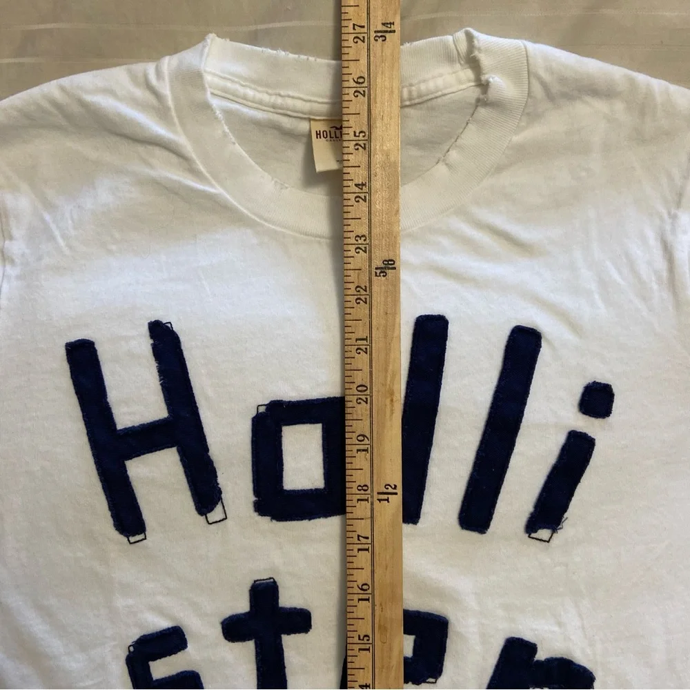 Hollister bird patch-stitch letter short sleeve size L vintage - Picture 7 of 10
